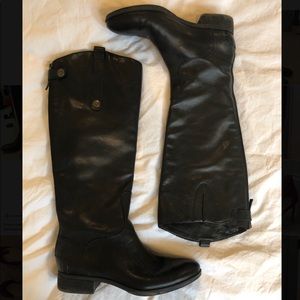 San Edelman Penny Leather Riding Boots Sz 8